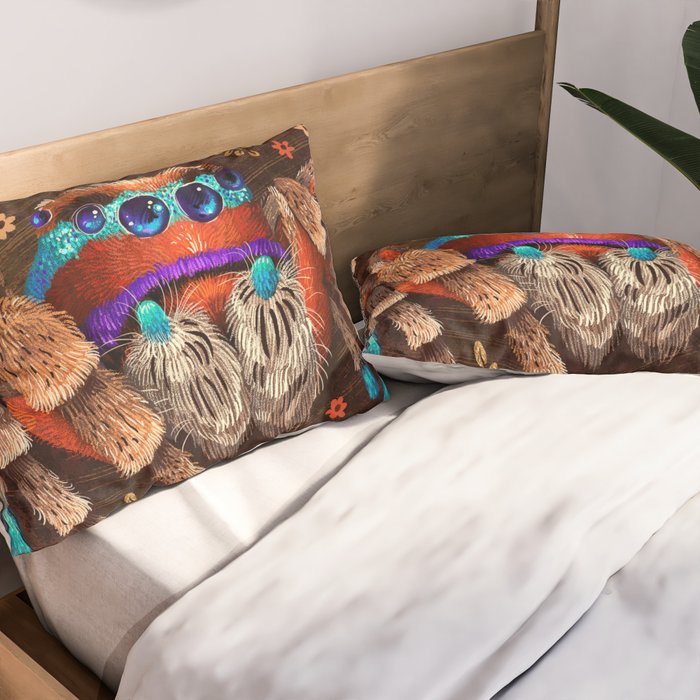 Jumping Spider Pillow Sham Gallery Image 2