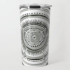 Quaking Aspen - Black Tree Rings Travel Mug Gallery Image 1