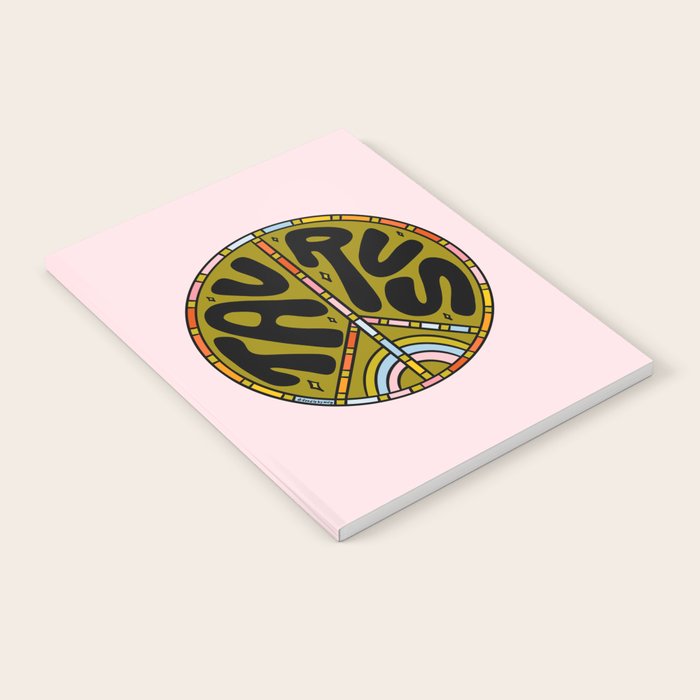 Taurus Peace Sign Notebook Gallery Image 2
