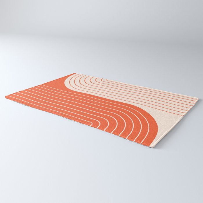 Two Tone Line Curvature XI  Rug Gallery Image 3