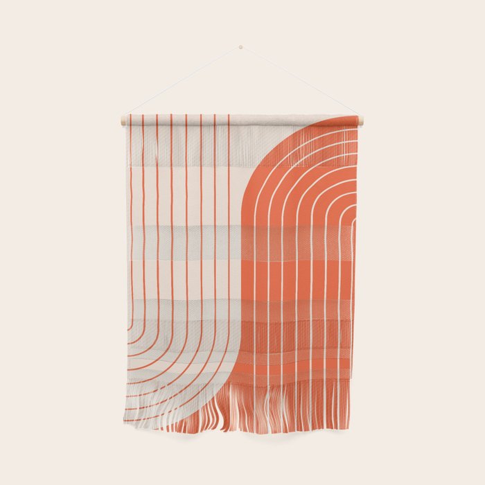 Two Tone Line Curvature XI  Wall Hanging Gallery Image 1