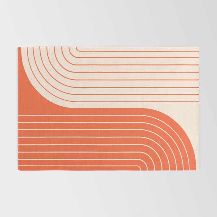 Two Tone Line Curvature XI  Rug Gallery Image 2