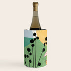 Modern abstract leaves line art 12 Wine Chiller Gallery Image 2
