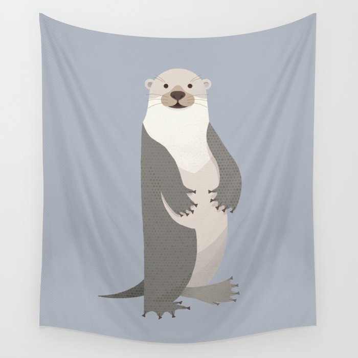 Whimsy Otter Wall Tapestry Gallery Image 4
