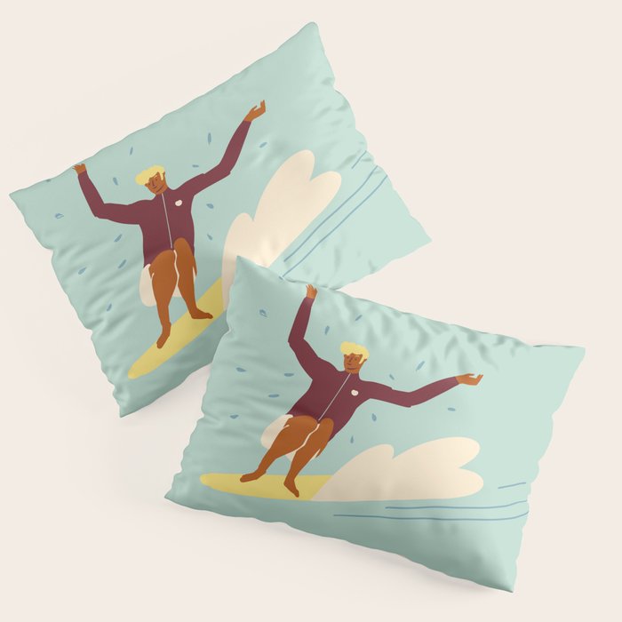 Surf buddy Pillow Sham Gallery Image 1