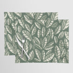 Wildlife Safari Laeves green Placemat Gallery Image 1