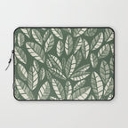 Wildlife Safari Laeves green Laptop Sleeve Gallery Image 1