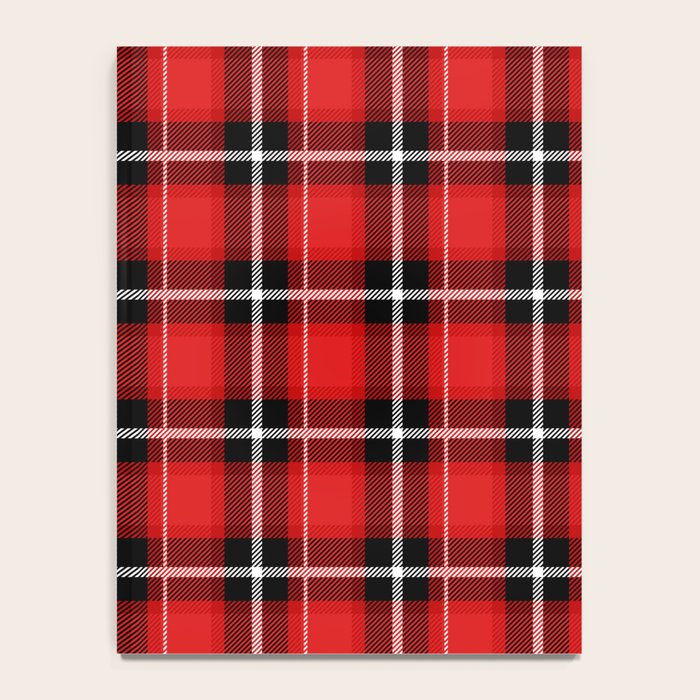 Red + Black Plaid Notebook Gallery Image 4