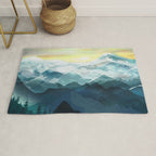 Mountain Range Rug Gallery Image 1