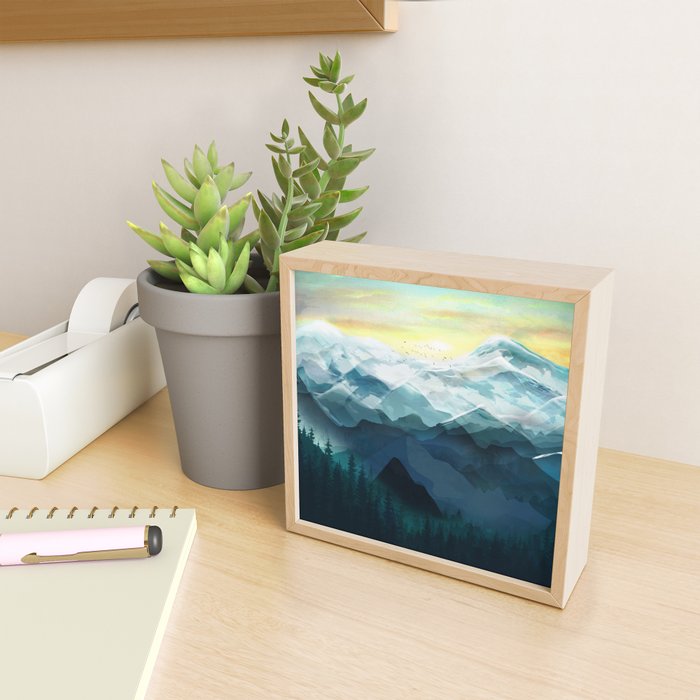 Mountain Range Mini Art Print Gallery Image 2