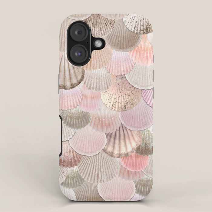 MERMAID SHELLS - CORAL ROSEGOLD iPhone Case Gallery Image 1