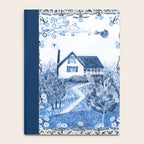 The Old Country Farm in Navy Blue - Farm House Decor Notebook Gallery Image 4