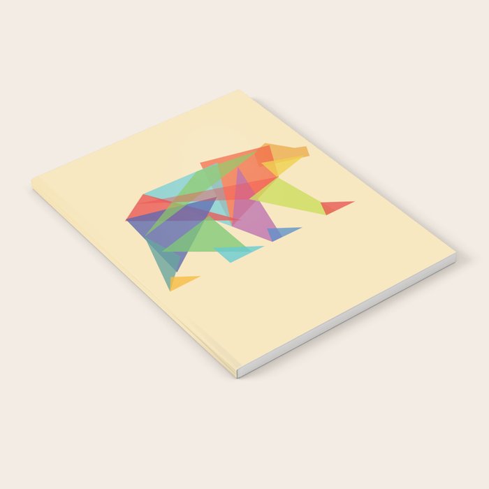 Fractal Geometric bear Notebook Gallery Image 2