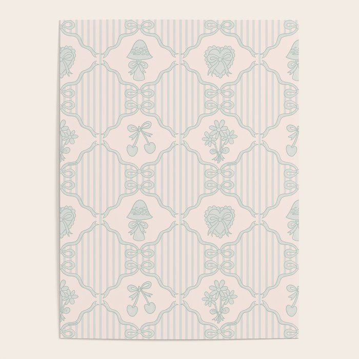 Eloise Print in Blue Poster Gallery Image 4