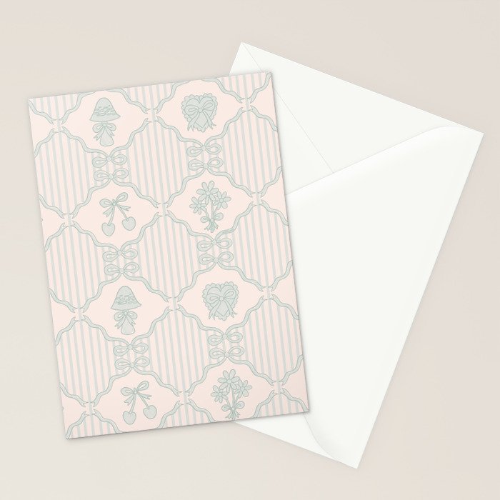 Eloise Print in Blue Stationery Card Gallery Image 2
