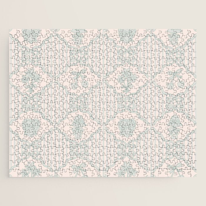 Eloise Print in Blue Jigsaw Puzzle Gallery Image 1