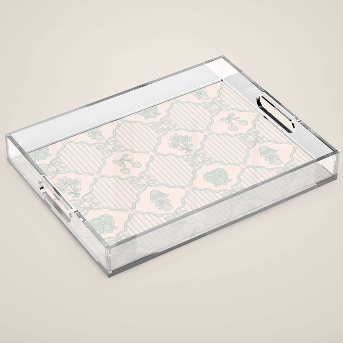 Eloise Print in Blue Acrylic Tray Gallery Image 1