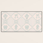 Eloise Print in Blue Desk Mat Gallery Image 3