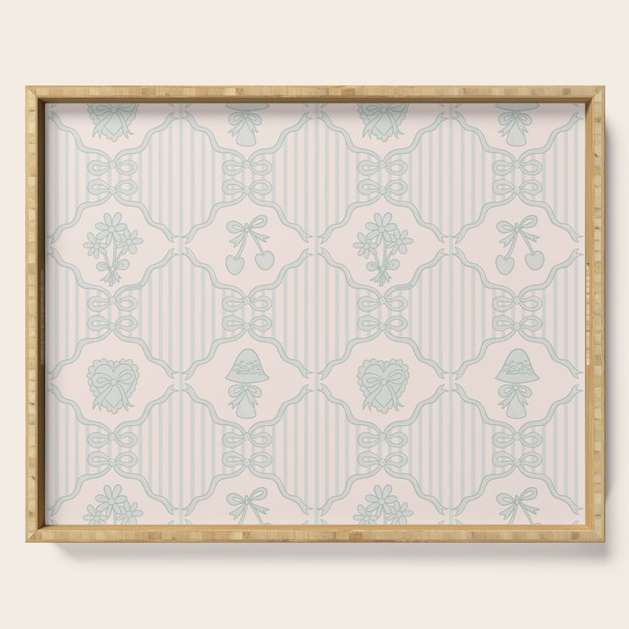 Eloise Print in Blue Serving Tray Gallery Image 1