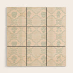 Eloise Print in Blue Wood Wall Art Gallery Image 1