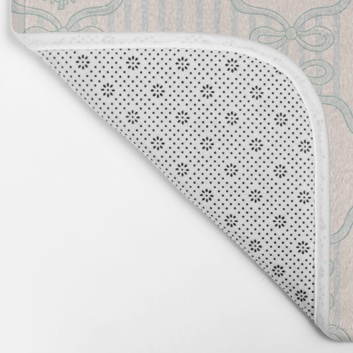 Eloise Print in Blue Bath Mat Gallery Image 2