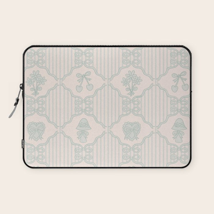 Eloise Print in Blue Laptop Sleeve Gallery Image 1
