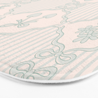 Eloise Print in Blue Bath Mat Gallery Image 3