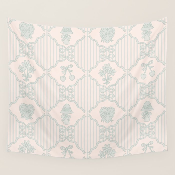 Eloise Print in Blue Wall Tapestry Gallery Image 4
