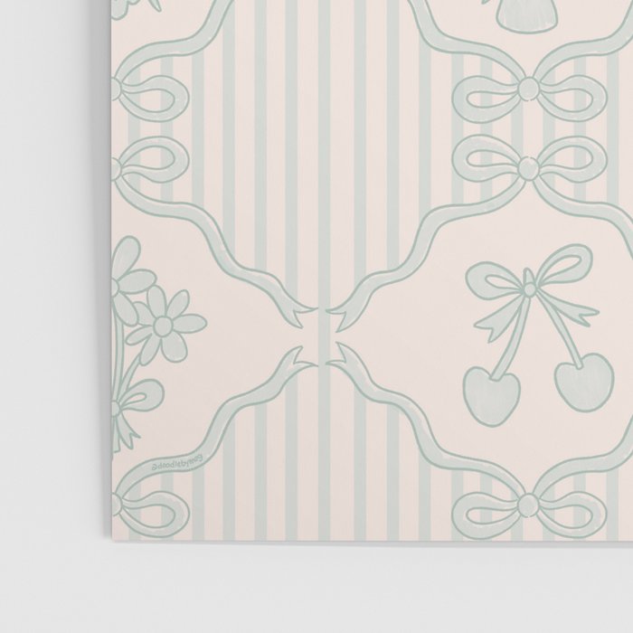 Eloise Print in Blue Poster Gallery Image 3