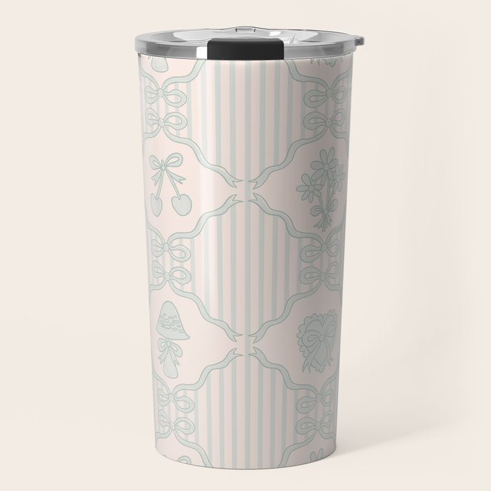 Eloise Print in Blue Travel Mug Gallery Image 1