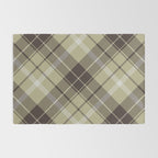 Modern Neutral Plaid Design Rug Gallery Image 2