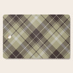 Modern Neutral Plaid Design Cutting Board Gallery Image 1