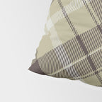 Modern Neutral Plaid Design Pillow Sham Gallery Image 4
