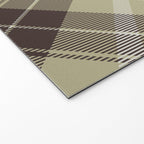 Modern Neutral Plaid Design Welcome Mat Gallery Image 2