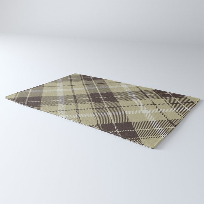 Modern Neutral Plaid Design Rug Gallery Image 3