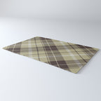 Modern Neutral Plaid Design Rug Gallery Image 3