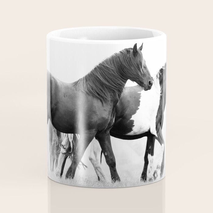 Free Rein - Black and White Photography Coffee Mug Gallery Image 4