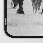 Free Rein - Black and White Photography Laptop Sleeve Gallery Image 3