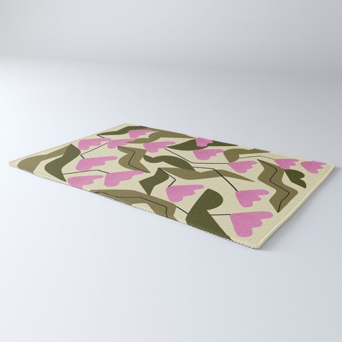 Tulips In Pink Rug Gallery Image 3