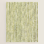 Small scalloped line in watercolor green Jigsaw Puzzle Gallery Image 1