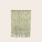 Small scalloped line in watercolor green Wall Hanging Gallery Image 1