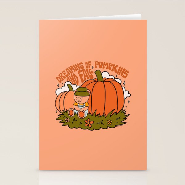 Dreaming of Pumpkins Stationery Card Gallery Image 2