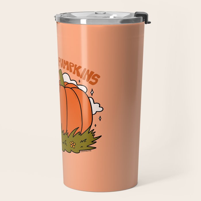 Dreaming of Pumpkins Travel Mug Gallery Image 2