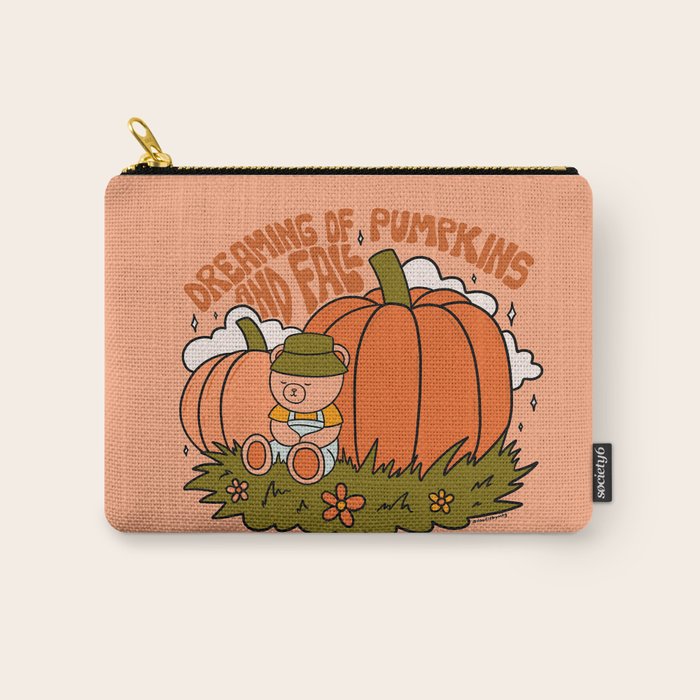 Dreaming of Pumpkins Carry All Pouch Gallery Image 1