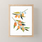Kumquat Branch Mini Art Print Gallery Image 1