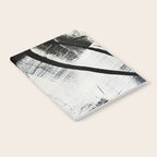 Armor [9]: a minimal abstract piece in black white and gold by Alyssa Hamilton Art Notebook Gallery Image 2