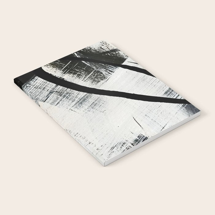 Armor [9]: a minimal abstract piece in black white and gold by Alyssa Hamilton Art Notebook Gallery Image 1