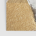 Armor [9]: a minimal abstract piece in black white and gold by Alyssa Hamilton Art Poster Gallery Image 3