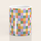 Bold Colorful Checks Pattern - Small XXXVII Coffee Mug Gallery Image 4