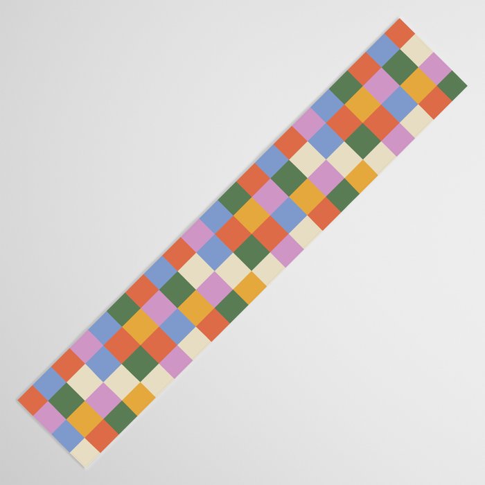 Bold Colorful Checks Pattern - Small XXXVII Table Runner Gallery Image 3